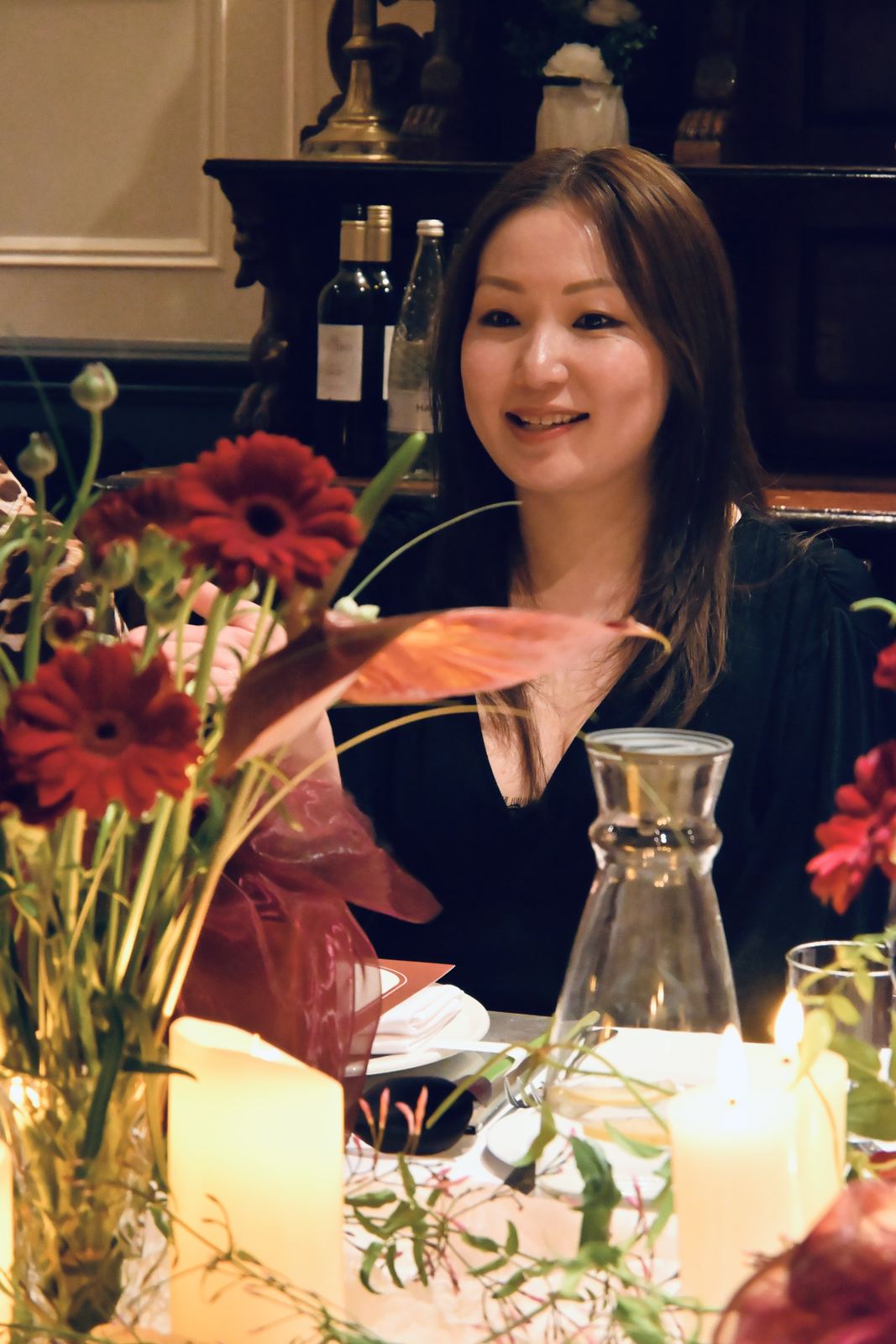 Hotel dinner atmosphere